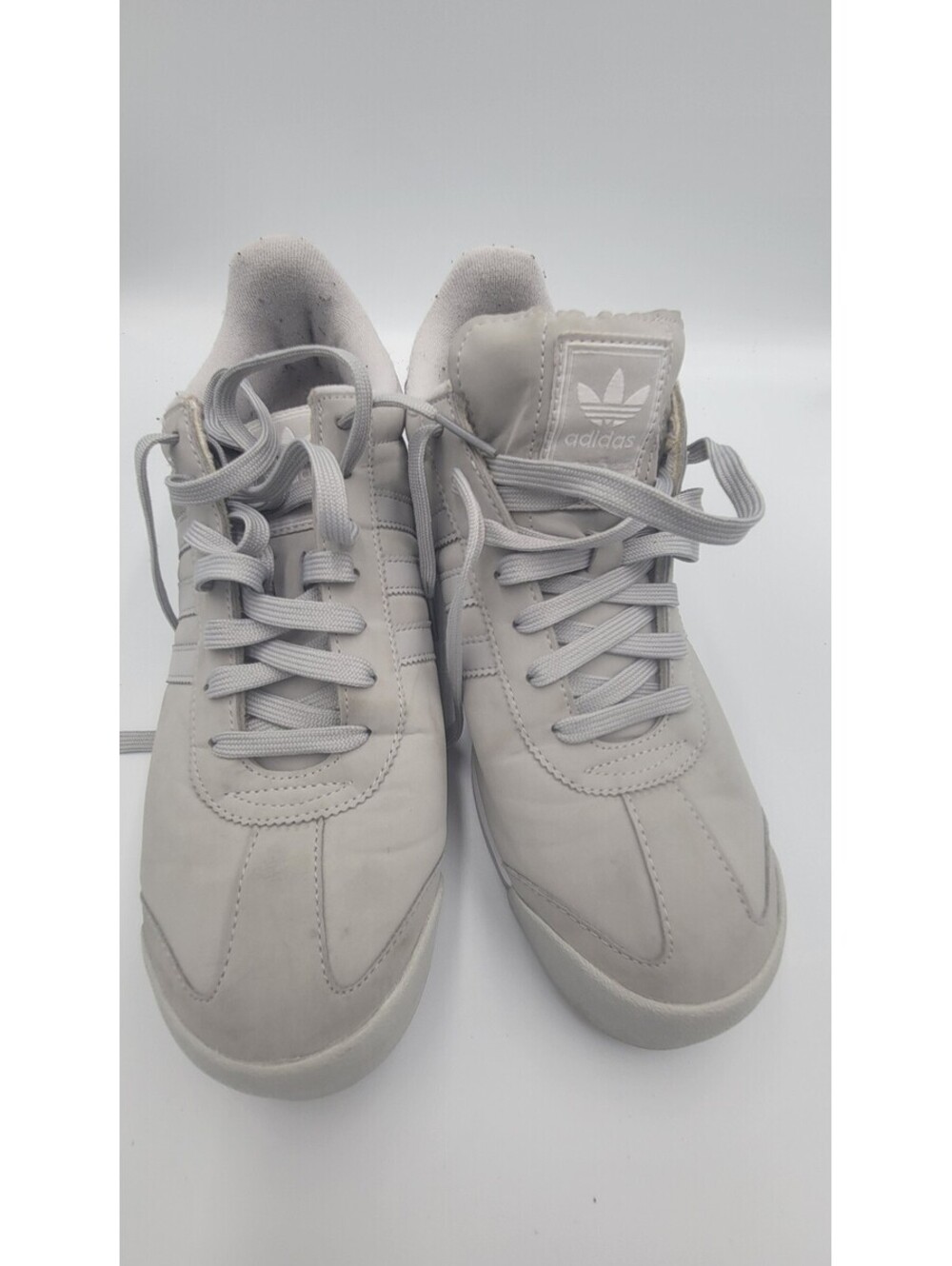 Adidas light gray sneakers